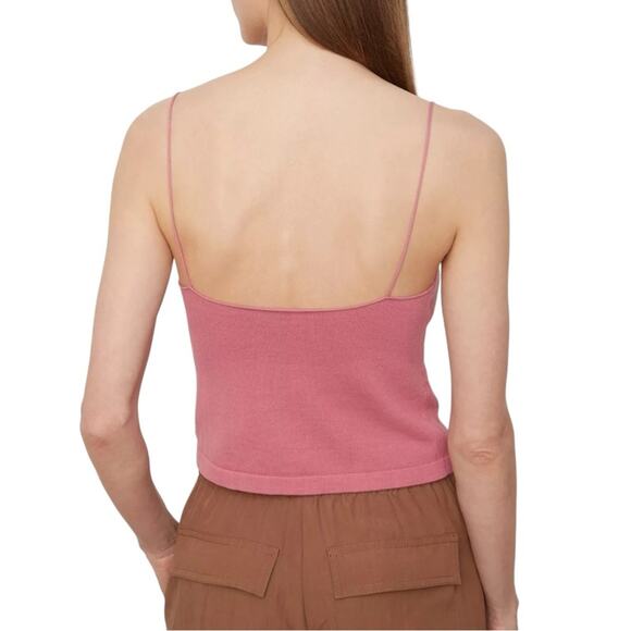 NWT Vince Spaghetti Strap Pink Knit Camisole SMALL - Picture 2 of 7